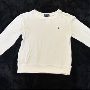 White Polo Ralph Lauren cotton shirt size 6